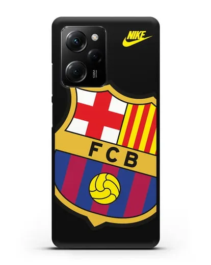 Чехол с эмблемой Барселона силиконовый для Xiaomi Poco X5 Pro