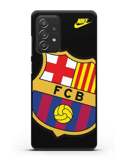 Чехол с эмблемой Барселона силиконовый для Samsung Galaxy A53