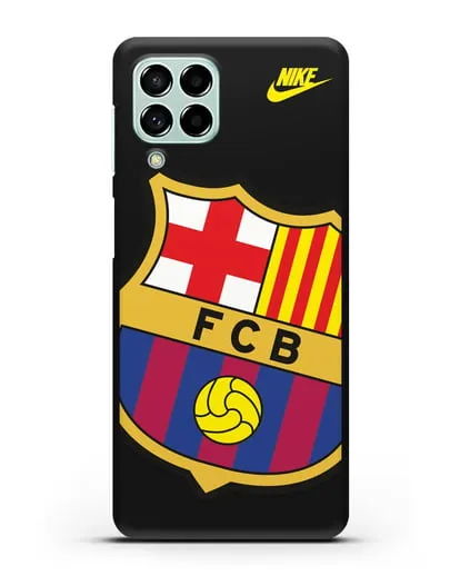 Чехол с эмблемой Барселона силиконовый для Samsung Galaxy M53 [SM-M536]