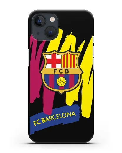 Чехол Барселона с картинкой силиконовый для iPhone 13