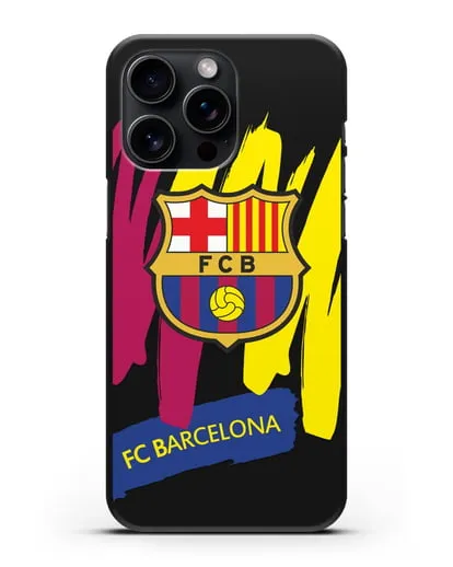 Чехол Барселона с картинкой силиконовый для iPhone 15 Pro Max
