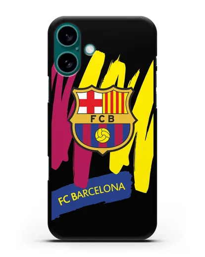 Чехол Барселона с картинкой силиконовый для iPhone 16 Plus