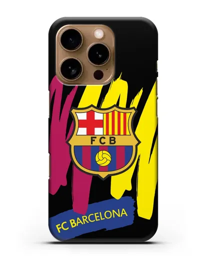 Чехол Барселона с картинкой силиконовый для iPhone 16 Pro