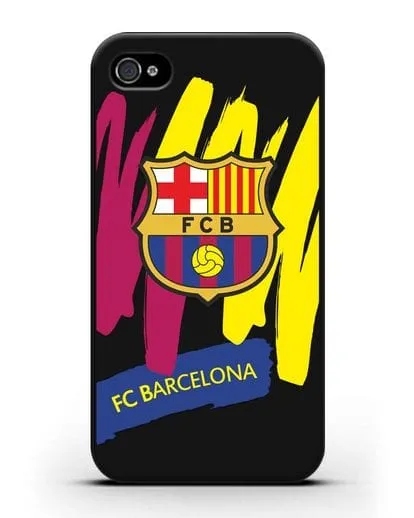 Чехол Барселона с картинкой силиконовый для iPhone 4/4s