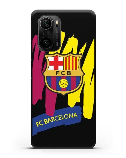 Чехол Барселона с картинкой силиконовый для Xiaomi Poco F3 Pro