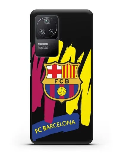 Чехол Барселона с картинкой силиконовый для Xiaomi Poco F4