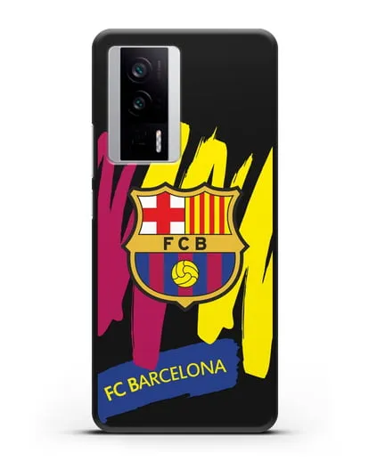 Чехол Барселона с картинкой силиконовый для Xiaomi Poco F5 Pro