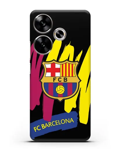 Чехол Барселона с картинкой силиконовый для Xiaomi Poco F6