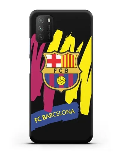 Чехол Барселона с картинкой силиконовый для Xiaomi Poco M3