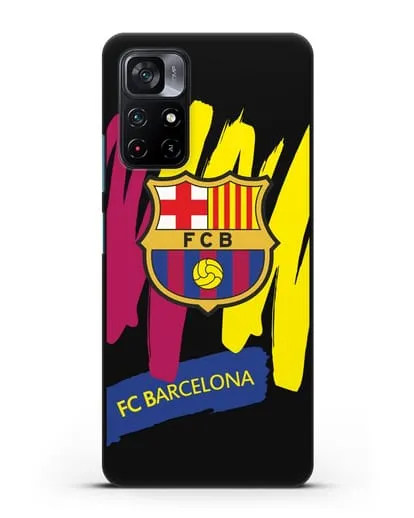 Чехол Барселона с картинкой силиконовый для Xiaomi Poco M4 Pro 5G