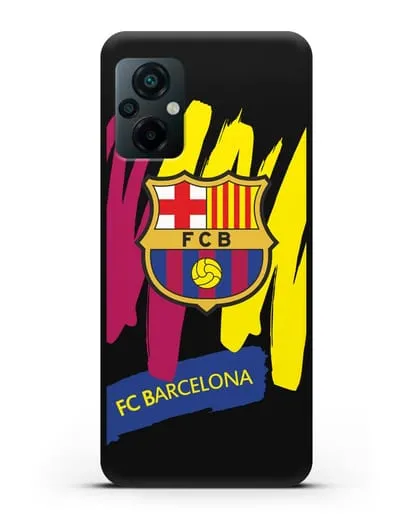 Чехол Барселона с картинкой силиконовый для Xiaomi Poco M5