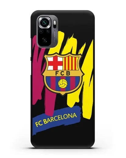 Чехол Барселона с картинкой силиконовый для Xiaomi Poco M5s