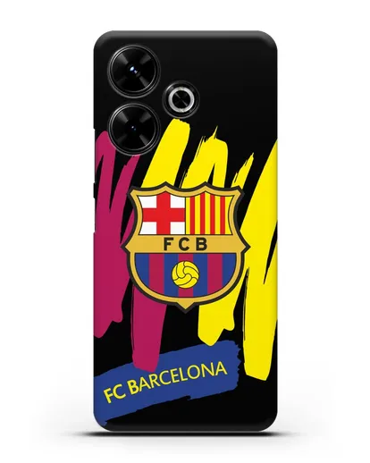 Чехол Барселона с картинкой силиконовый для Xiaomi Poco M6