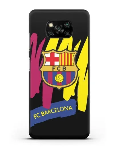 Чехол Барселона с картинкой силиконовый для Xiaomi Poco X3