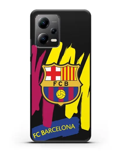 Чехол Барселона с картинкой силиконовый для Xiaomi Poco X5