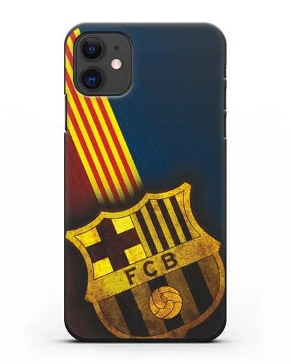Чехол FC Barcelona с картинкой силиконовый для iPhone 11