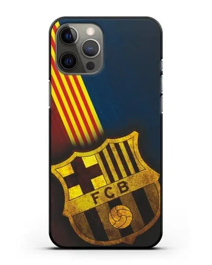 Чехол FC Barcelona с картинкой силиконовый для iPhone 12 Pro Max