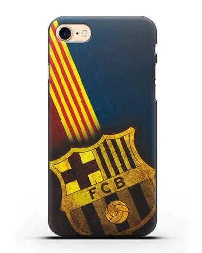Чехол FC Barcelona с картинкой силиконовый для iPhone 7
