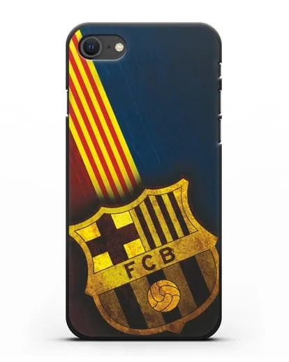 Чехол FC Barcelona с картинкой силиконовый для iPhone SE 2020