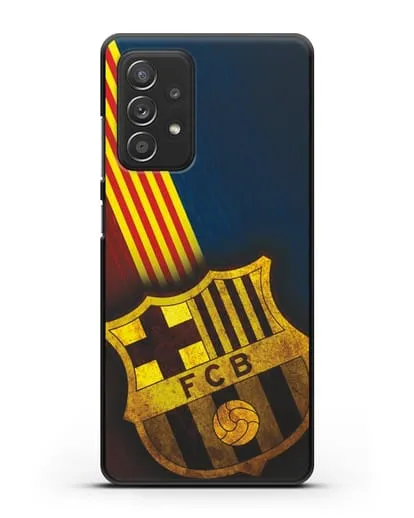 Чехол FC Barcelona с картинкой силиконовый для Samsung Galaxy A53
