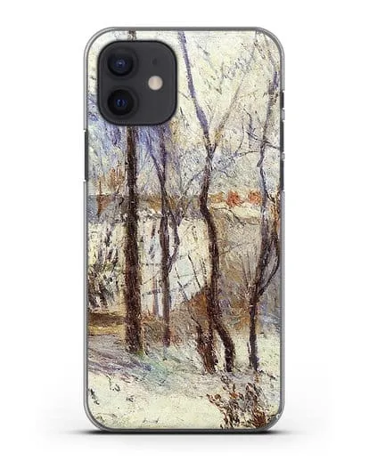 Чехол Сад в снегу (Гоген Поль) силиконовый для iPhone 12