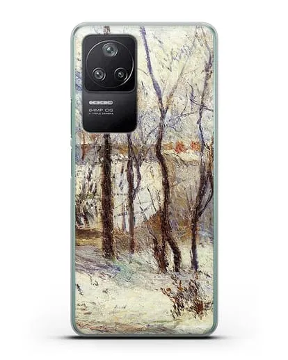 Чехол Сад в снегу (Гоген Поль) силиконовый для Xiaomi Poco F4