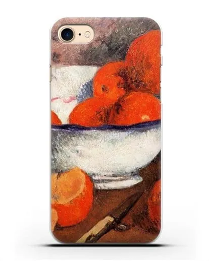Чехол Натюрморт с апельсинами (Гоген Поль) силиконовый для iPhone 7