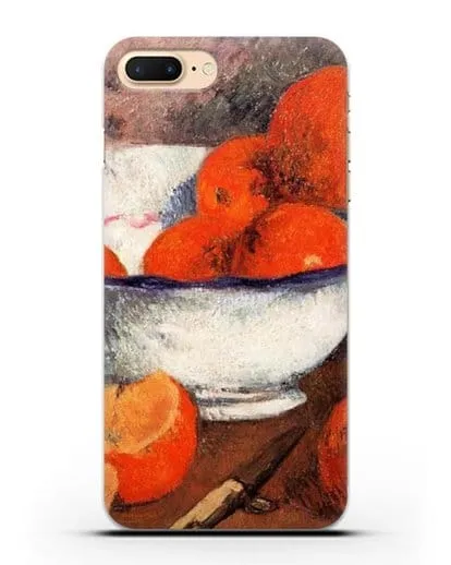 Чехол Натюрморт с апельсинами (Гоген Поль) силиконовый для iPhone 8 Plus