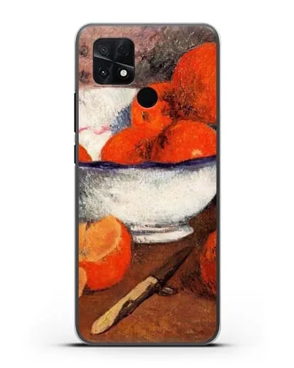 Чехол Натюрморт с апельсинами (Гоген Поль) силиконовый для Xiaomi Poco C40