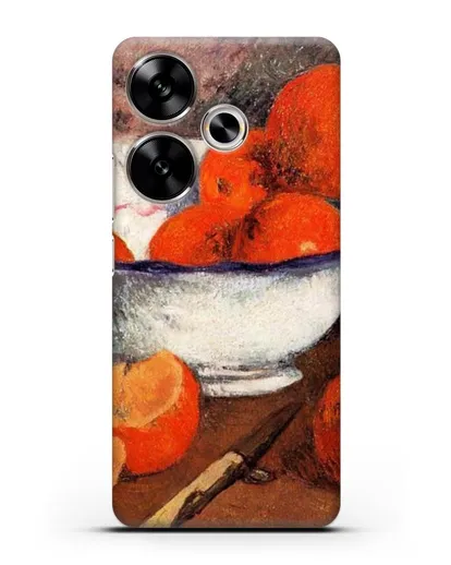 Чехол Натюрморт с апельсинами (Гоген Поль) силиконовый для Xiaomi Poco F6