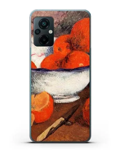 Чехол Натюрморт с апельсинами (Гоген Поль) силиконовый для Xiaomi Poco M5