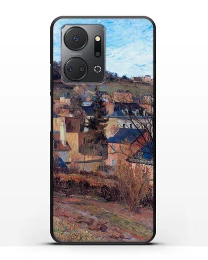 Чехол Синие крыши Руана (Гоген Поль) силиконовый для Honor X7a