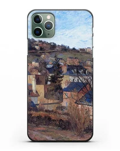 Чехол Синие крыши Руана (Гоген Поль) силиконовый для iPhone 11 Pro