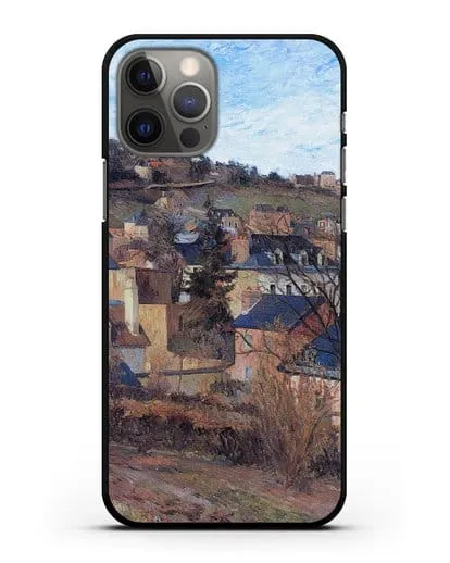 Чехол Синие крыши Руана (Гоген Поль) силиконовый для iPhone 12 Pro