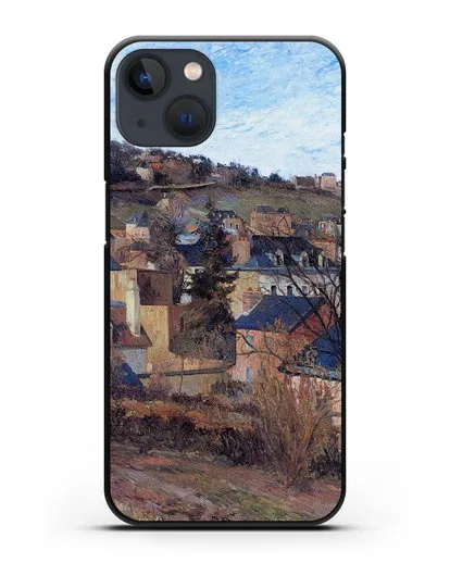 Чехол Синие крыши Руана (Гоген Поль) силиконовый для iPhone 13