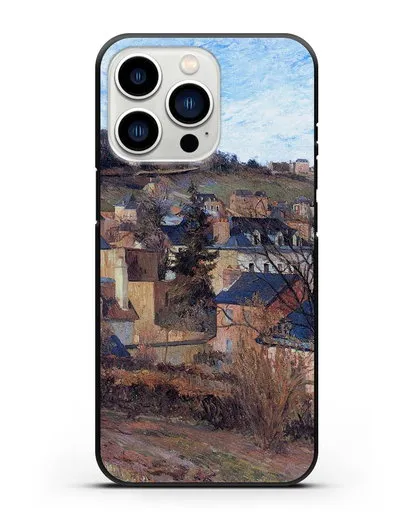 Чехол Синие крыши Руана (Гоген Поль) силиконовый для iPhone 13 Pro