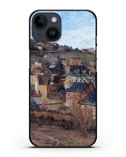 Чехол Синие крыши Руана (Гоген Поль) силиконовый для iPhone 14