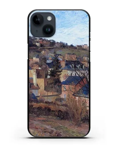 Чехол Синие крыши Руана (Гоген Поль) силиконовый для iPhone 14 Plus