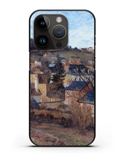 Чехол Синие крыши Руана (Гоген Поль) силиконовый для iPhone 14 Pro