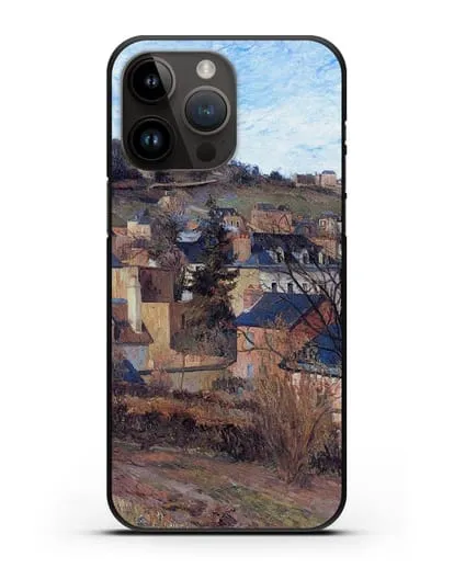 Чехол Синие крыши Руана (Гоген Поль) силиконовый для iPhone 14 Pro Max