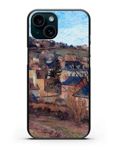 Чехол Синие крыши Руана (Гоген Поль) силиконовый для iPhone 15