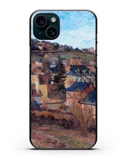 Чехол Синие крыши Руана (Гоген Поль) силиконовый для iPhone 15 Plus