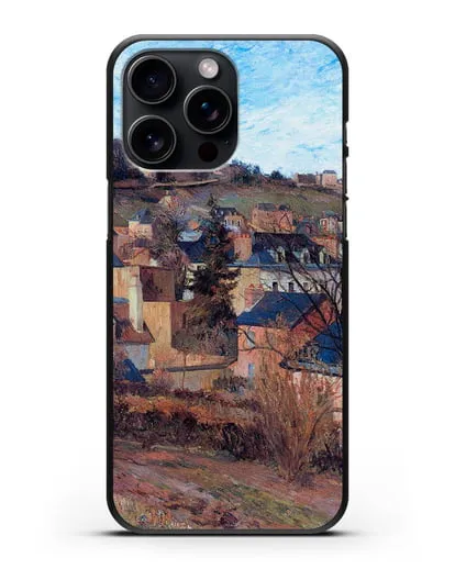 Чехол Синие крыши Руана (Гоген Поль) силиконовый для iPhone 15 Pro Max