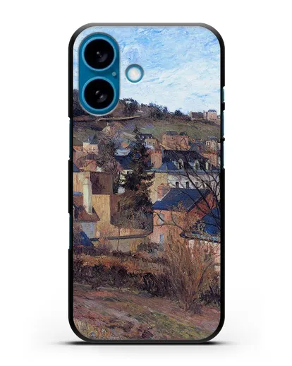 Чехол Синие крыши Руана (Гоген Поль) силиконовый для iPhone 16