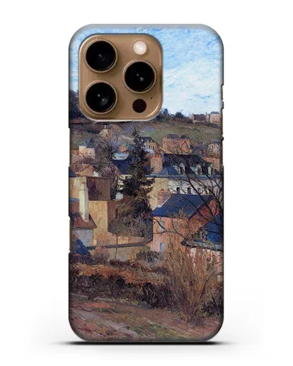 Чехол Синие крыши Руана (Гоген Поль) силиконовый для iPhone 16 Pro