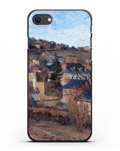 Чехол Синие крыши Руана (Гоген Поль) силиконовый для iPhone SE 2020