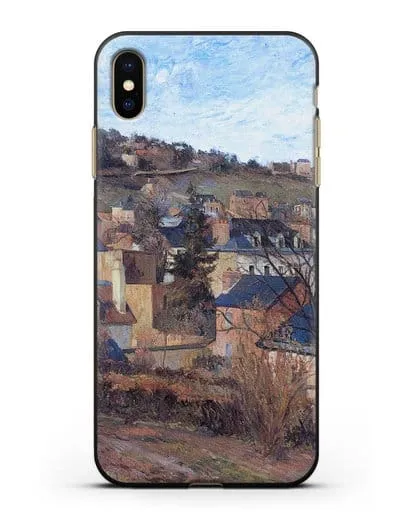 Чехол Синие крыши Руана (Гоген Поль) силиконовый для iPhone XS Max