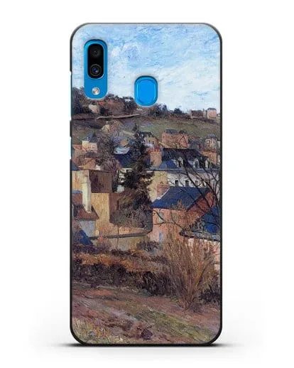 Чехол Синие крыши Руана (Гоген Поль) силиконовый для Samsung Galaxy A30 [SM-A305FN]