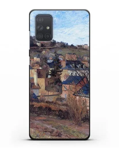 Чехол Синие крыши Руана (Гоген Поль) силиконовый для Samsung Galaxy A71 [SM-A715F]