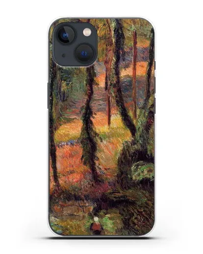 Чехол Лесистая тропа (Гоген Поль) силиконовый для iPhone 13